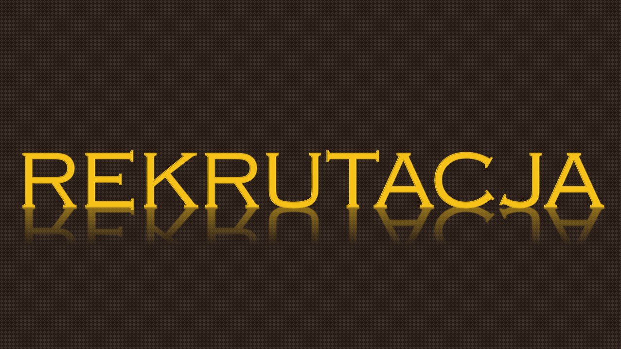 napis rekrutacja
