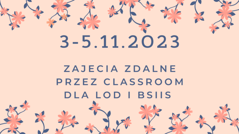 Zjazd BSIIS i LOD 3-5.11.2023